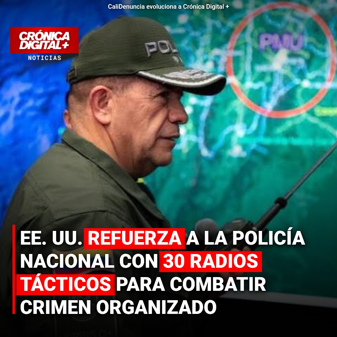 EE. UU. dota a Policía de 30 radios tácticos para golpear crimen organizado