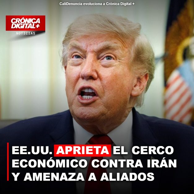 EE. UU. intensifica cerco económico contra Irán y advierte a aliados