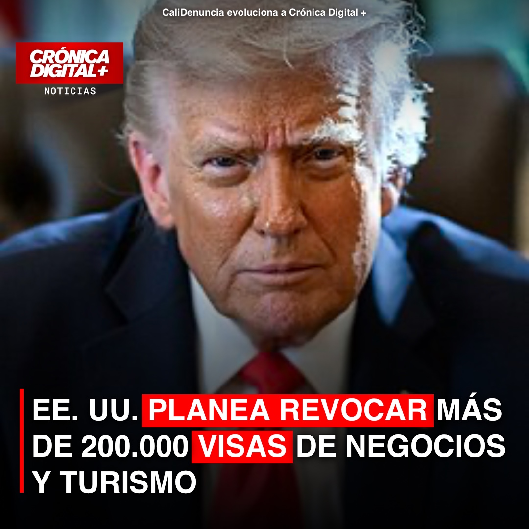EE. UU. prepara revocación de 200.000 visas de negocios y turismo