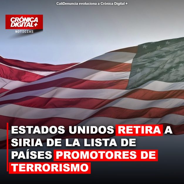 EE. UU. retira a Siria de lista terrorista y abre puerta a inversiones