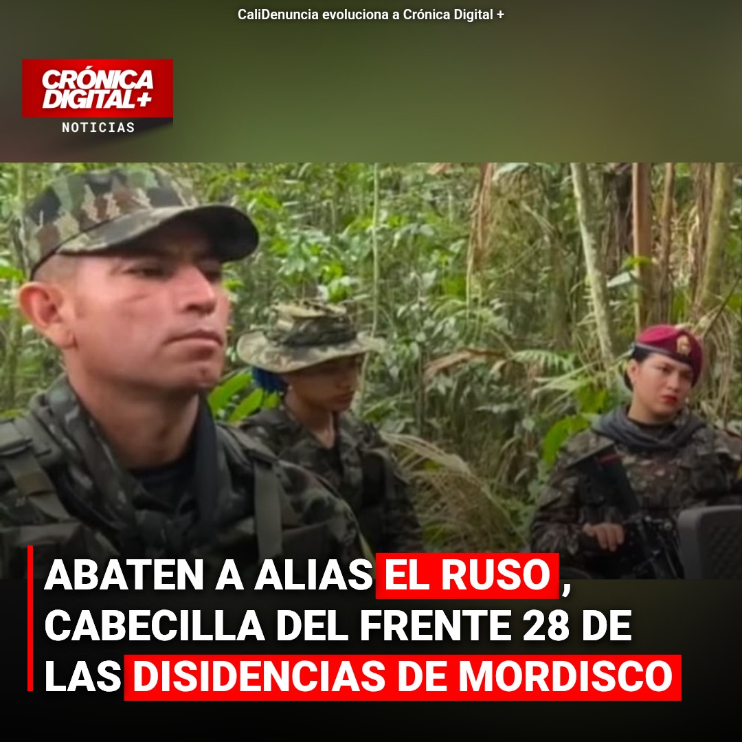 Ejército abate a alias ‘El Ruso’, cabecilla del Frente 28 de disidencias en Guaviare