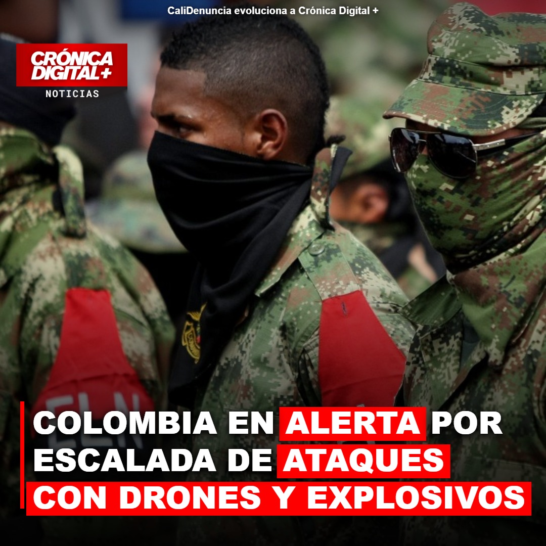 Escalada de ataques con drones alarma a Colombia; Cesar, epicentro de violencia