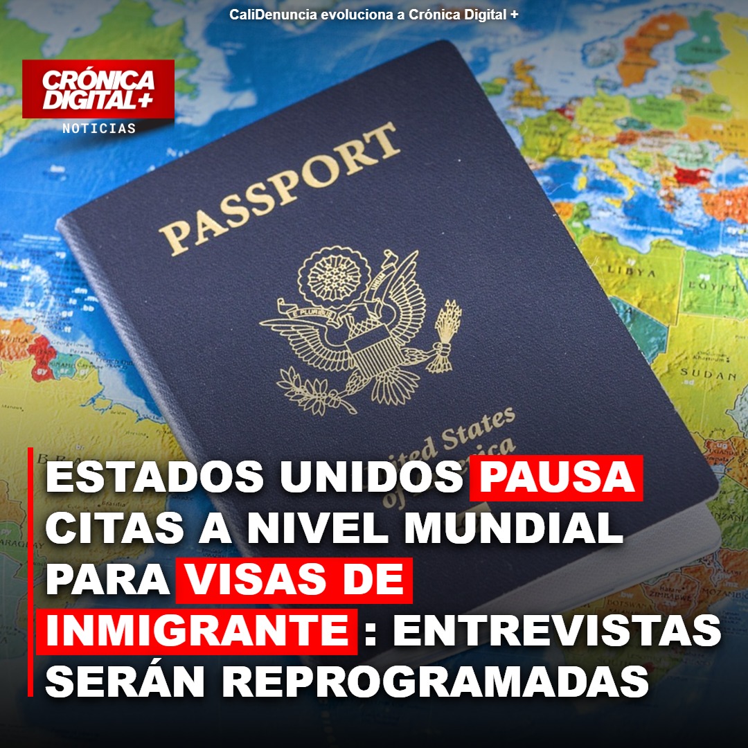 Estados Unidos pausa citas globales para visas de inmigrante