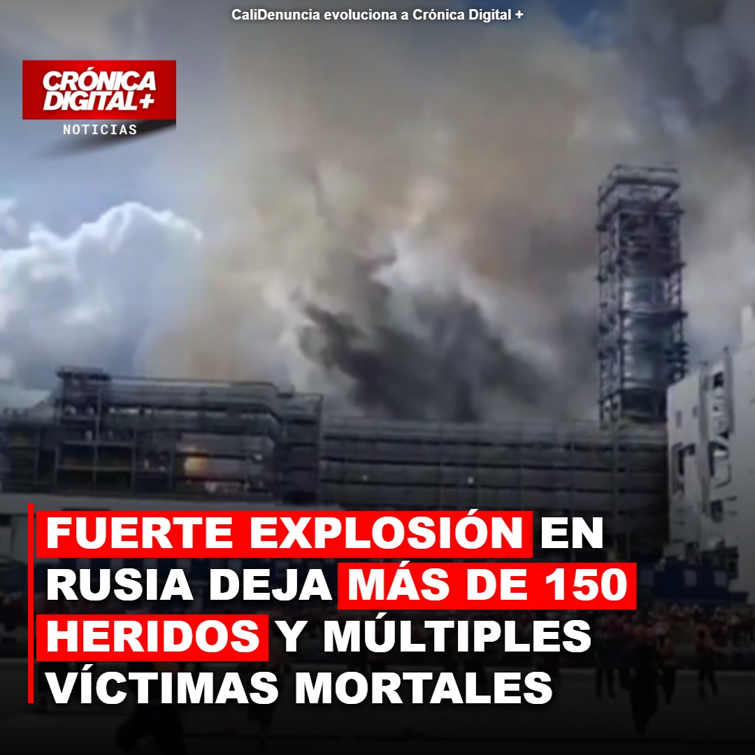 Explosión en complejo químico ruso deja siete muertos y 150 heridos