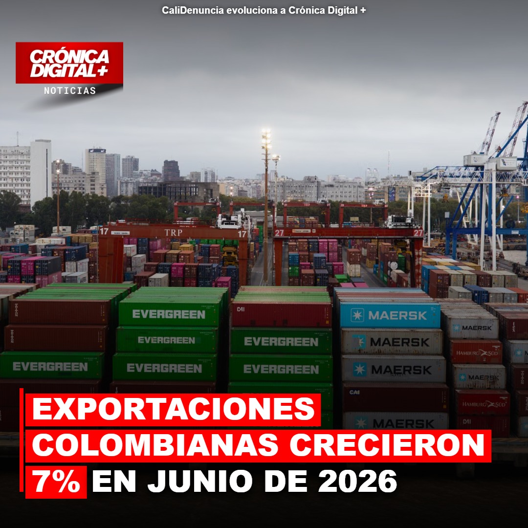 Exportaciones colombianas crecen 14,2% por combustibles en primer semestre 2026