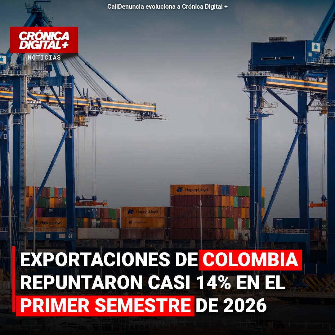 Exportaciones de Colombia crecen 14,2% en primer semestre de 2026 impulsadas por combustibles