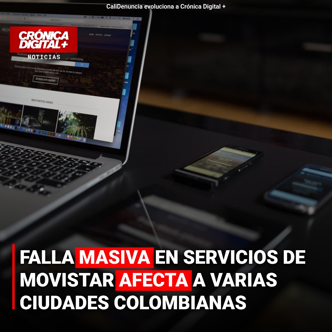 Falla masiva de Movistar interrumpe servicios en Colombia