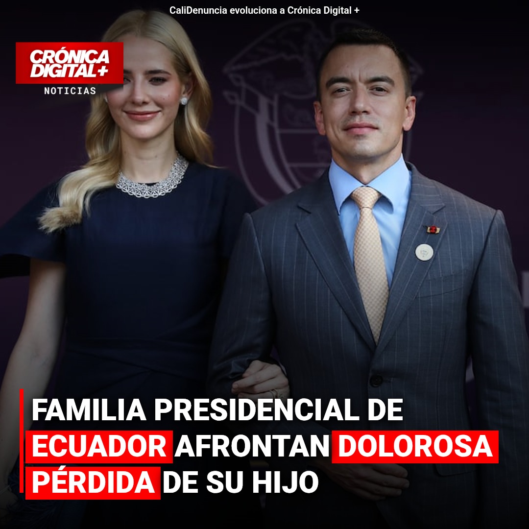 Familia presidencial de Ecuador sufre dolorosa pérdida prenatal