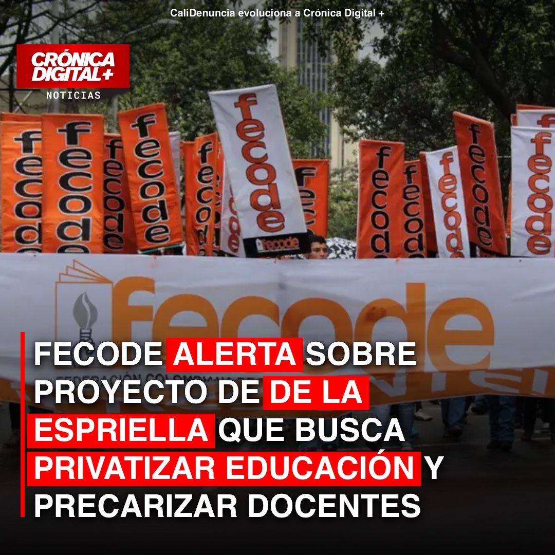 Fecode alerta: propuesta de Abelardo De la Espriella amenaza educación pública