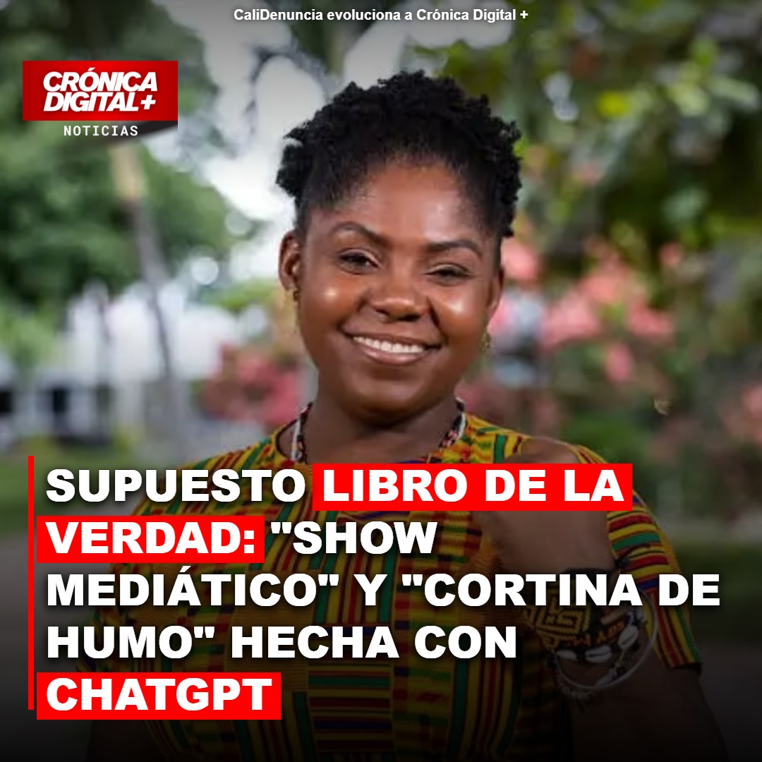 Francia Márquez califica «Libro de la Verdad» de De la Espriella como «show mediático»
