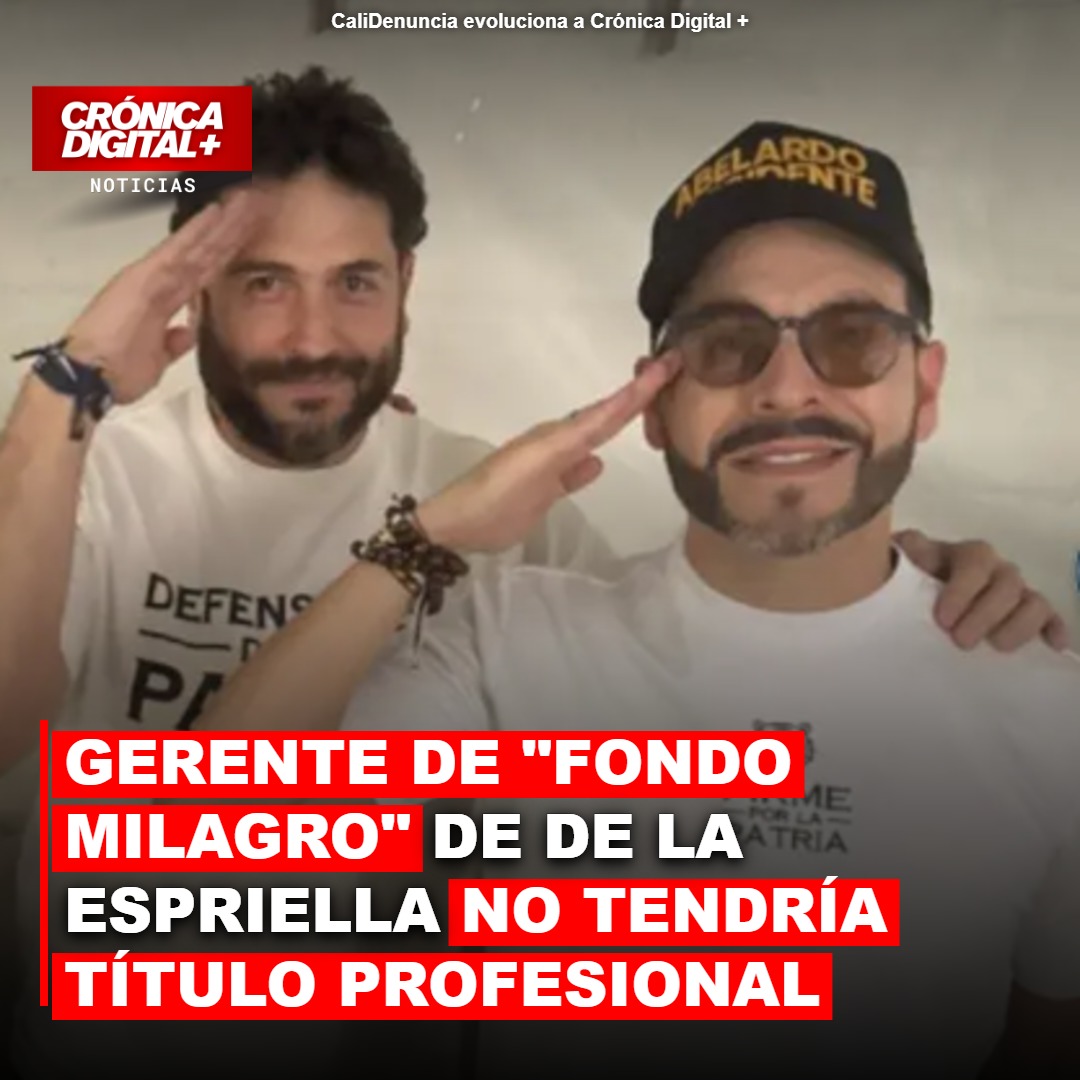 Gerente de «Fondo Milagro» de De la Espriella no tendría título profesional