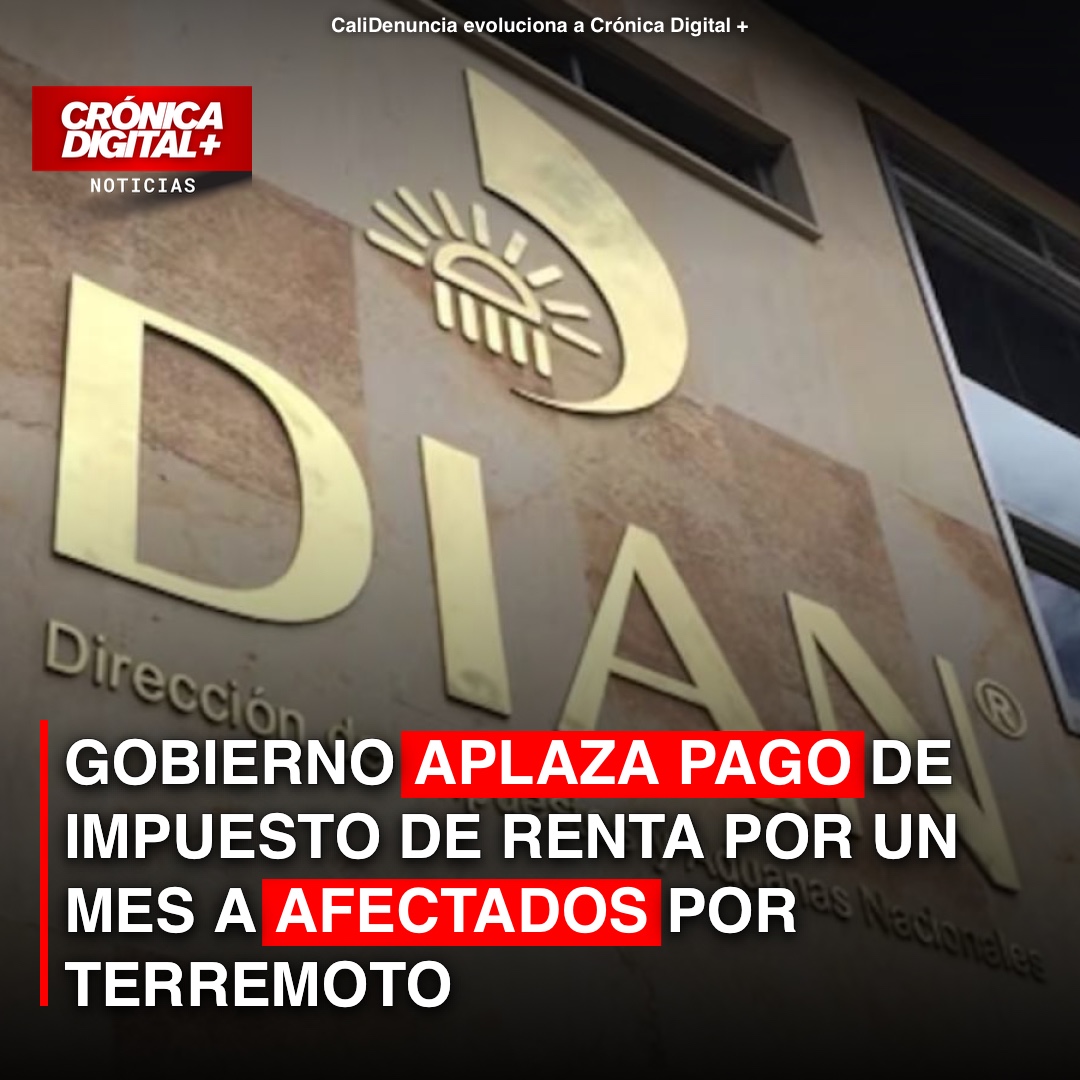 Gobierno aplaza impuesto de renta a damnificados por sismo en Colombia