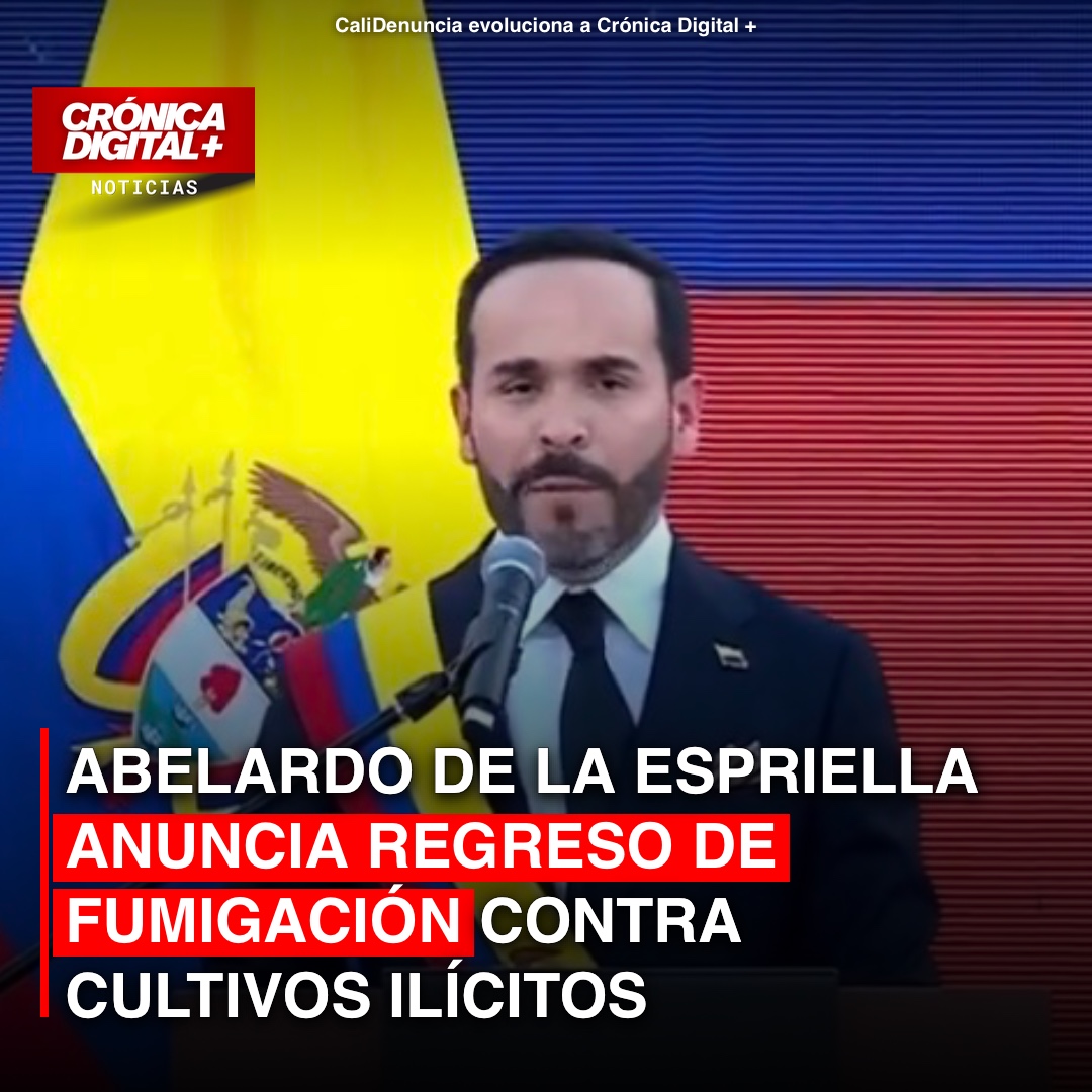 Gobierno de De la Espriella retoma fumigación de cultivos ilícitos: ¿adiós glifosato?