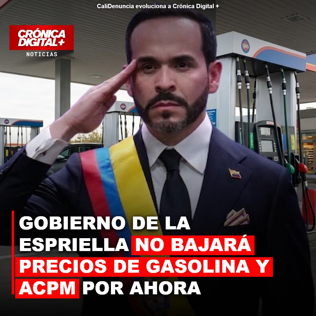 GOBIERNO DE LA ESPRIELLA NO BAJARÁ PRECIOS DE GASOLINA Y ACPM