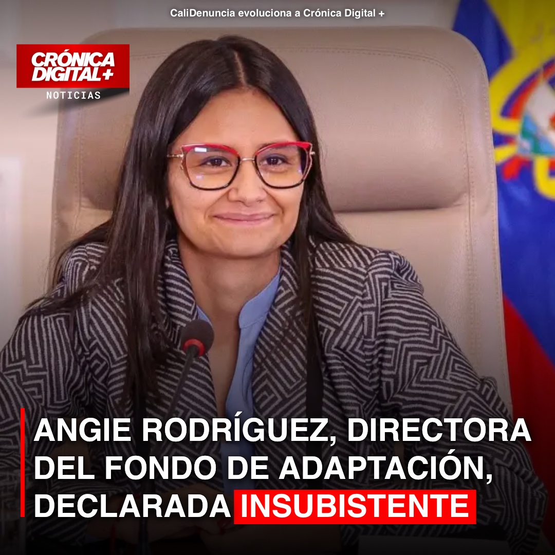 Gobierno declara insubsistente a Angie Rodríguez tras denuncias de desvío de fondos