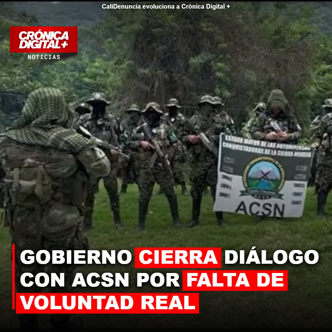 Gobierno suspende diálogo con Autodefensas Conquistadoras por «falta de voluntad»