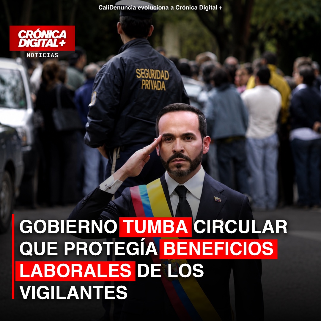 Gobierno tumba circular que protegía beneficios laborales de los vigilantes