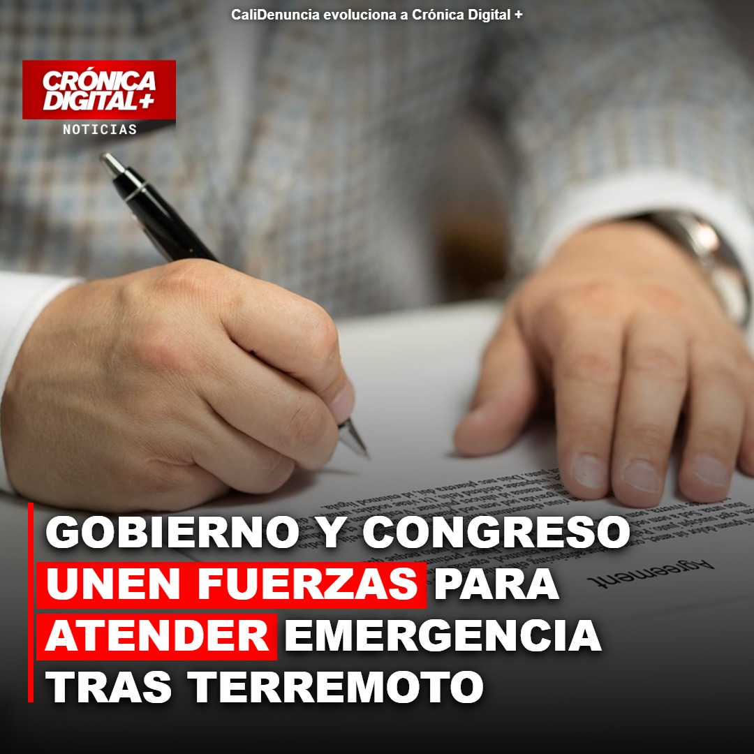 Gobierno y Congreso de Colombia articulan plan post-terremoto