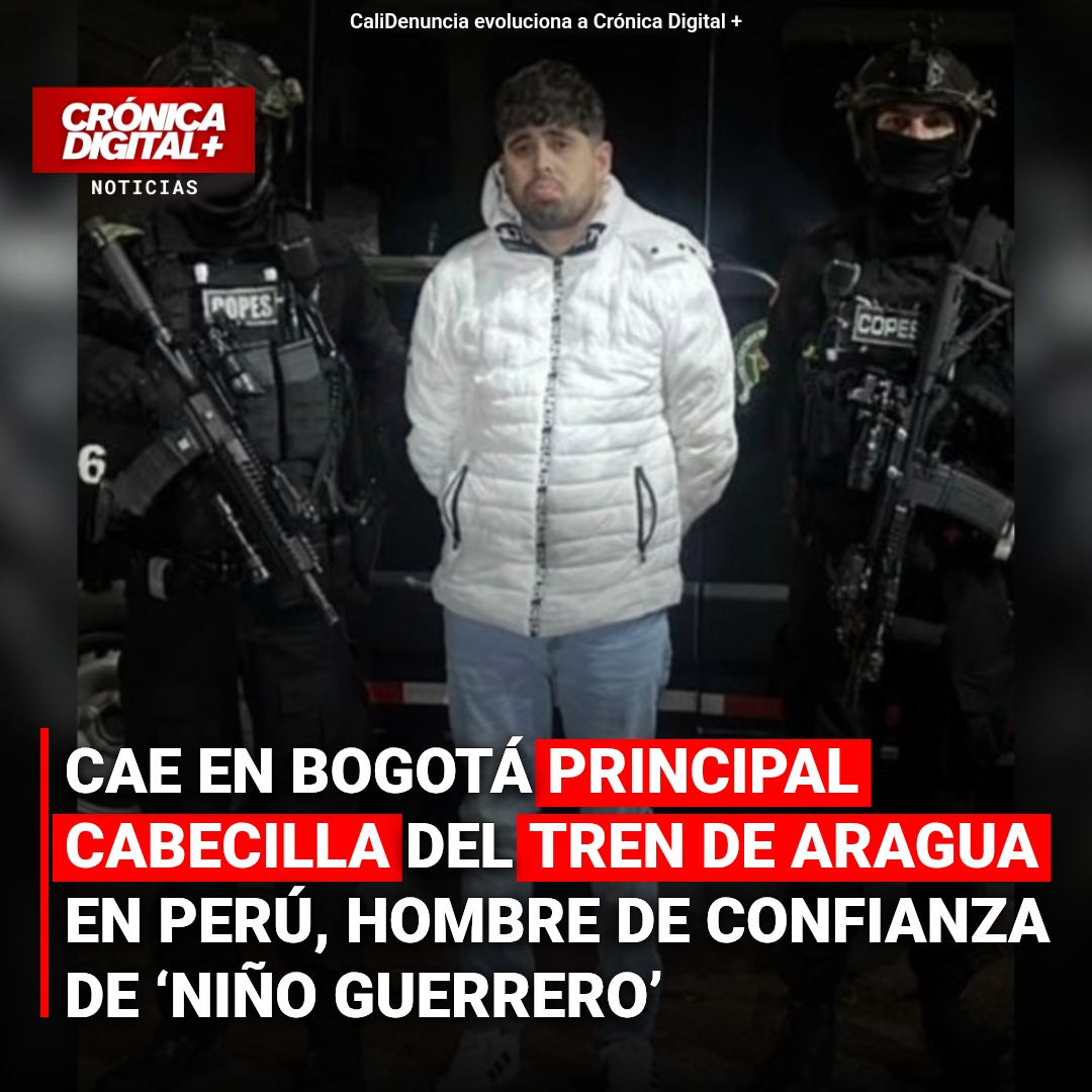 Golpe al Tren de Aragua: Cae en Bogotá alias ‘Nairobi’, cabecilla clave