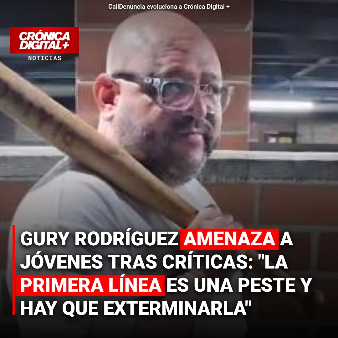 Gury Rodríguez amenaza a jóvenes críticos: «La primera línea es una peste»