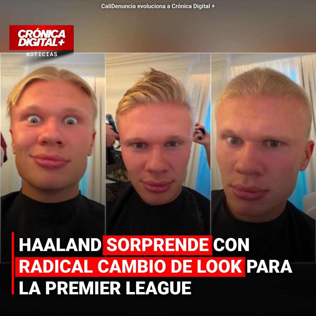Haaland estrena corte militar para iniciar la Premier League