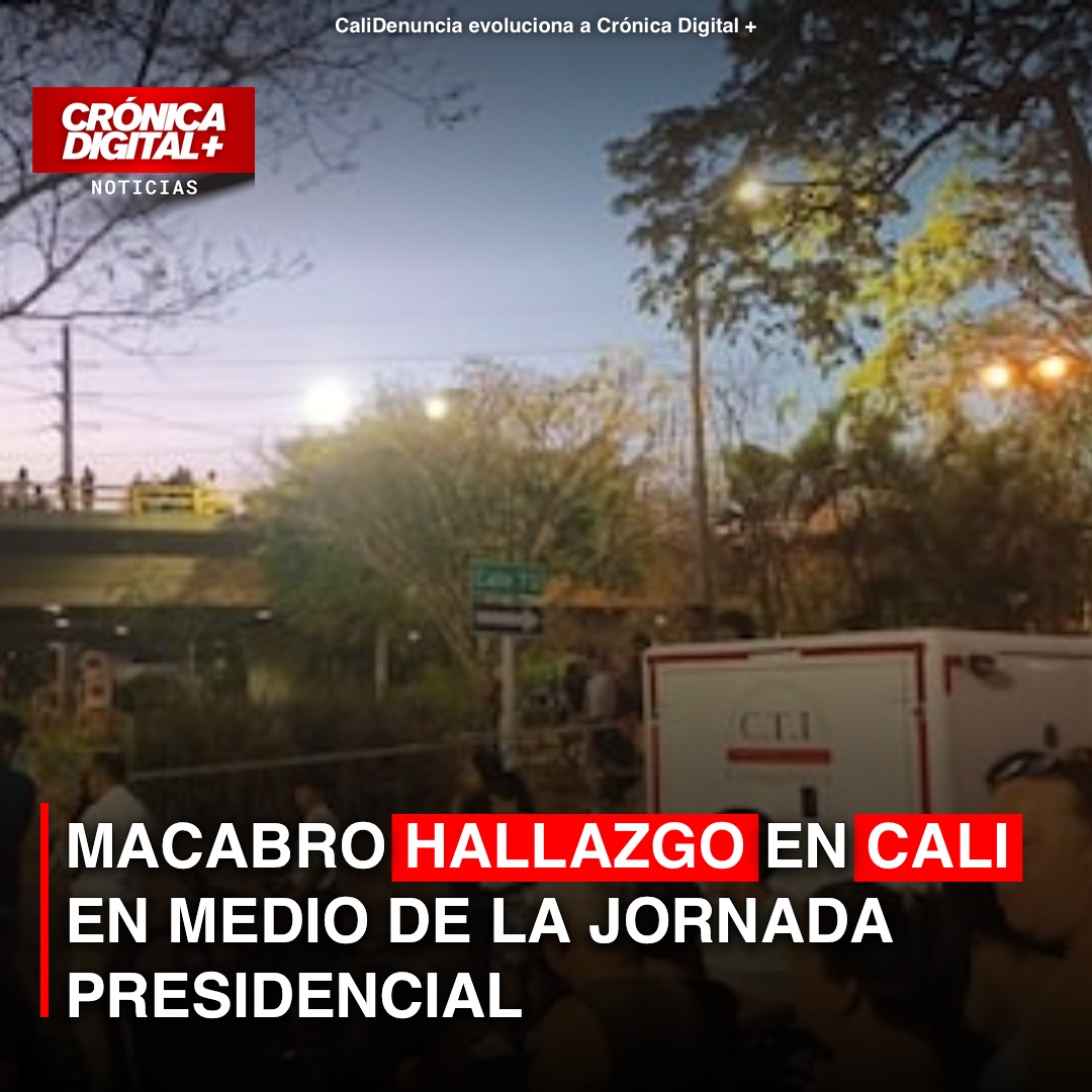 Hallan cuerpo con impacto de bala en Cali durante jornada presidencial