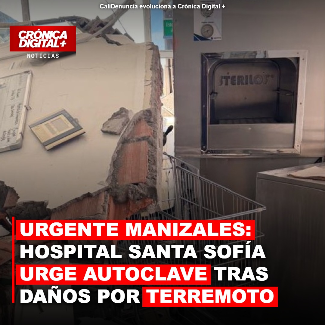 Hospital Santa Sofía urge autoclave tras sismo; abren campaña donación