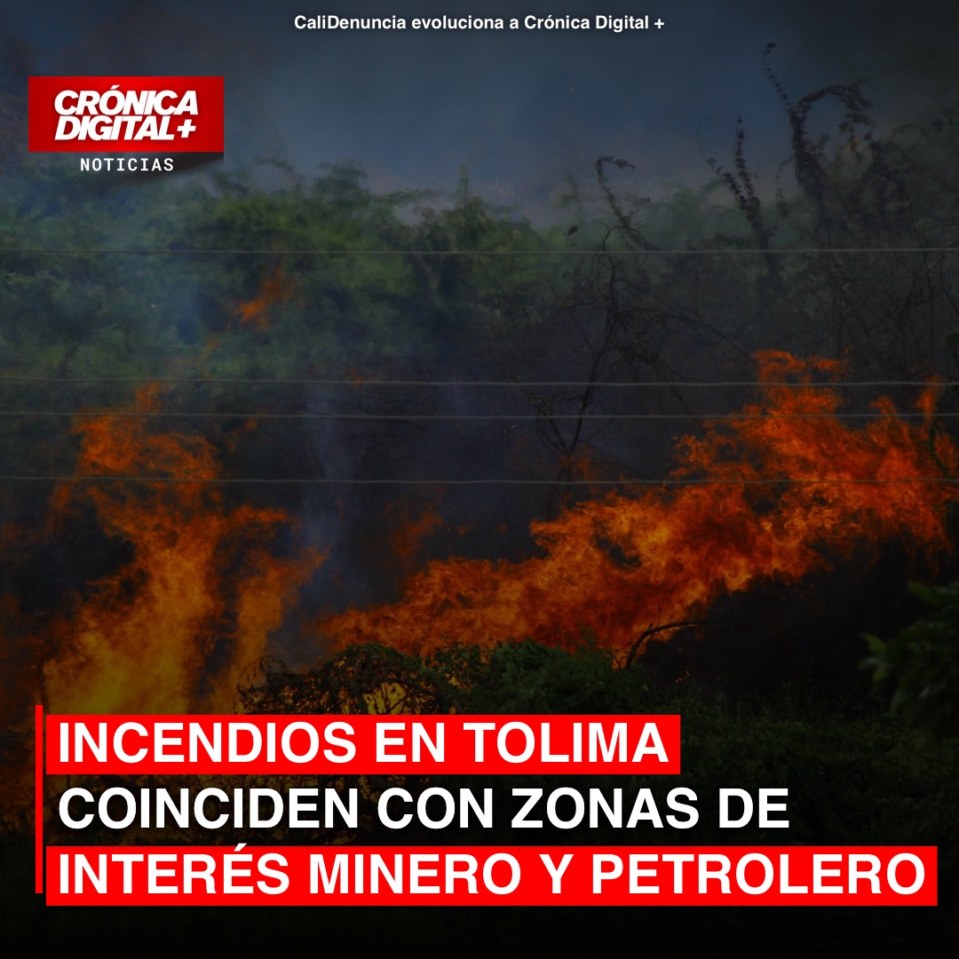 Incendios en Tolima: Polémica por Coincidencia con Zonas de Interés Extractivo