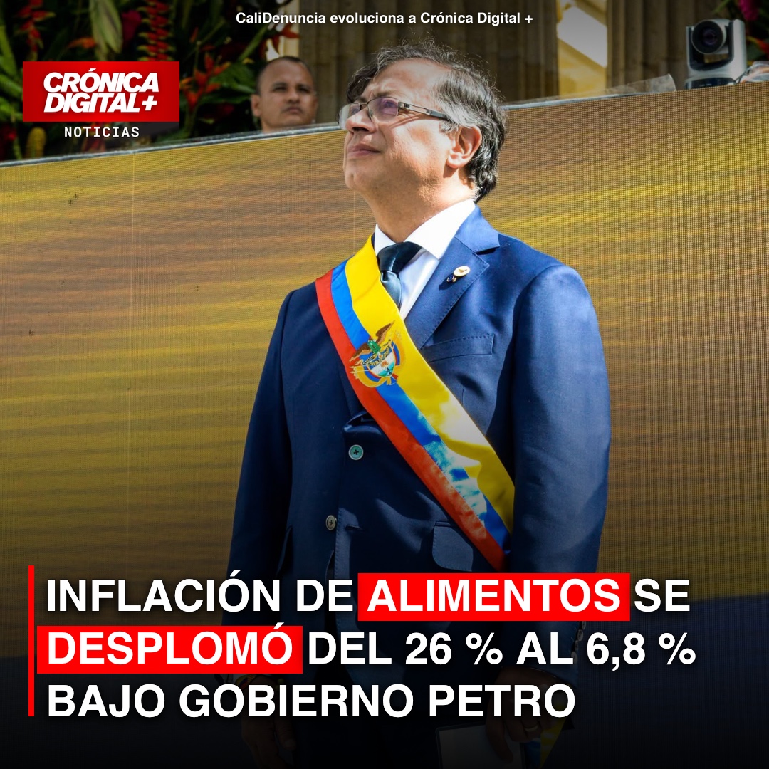 Inflación de alimentos en Colombia: caída del 26% al 6.8% bajo el Gobierno Petro