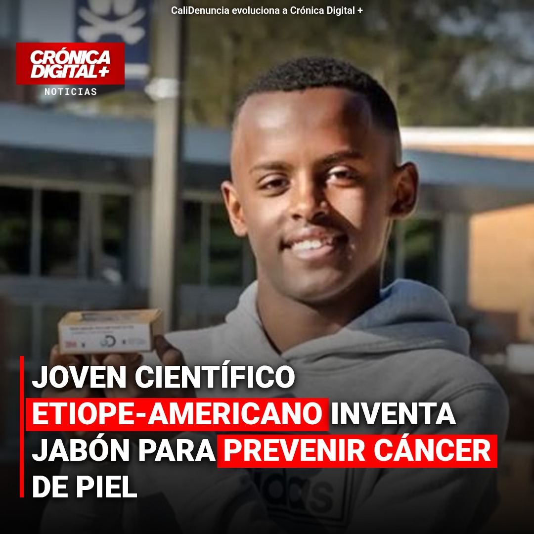 Jabón con Imiquimod: joven etíope-americano crea fórmula contra cáncer de piel