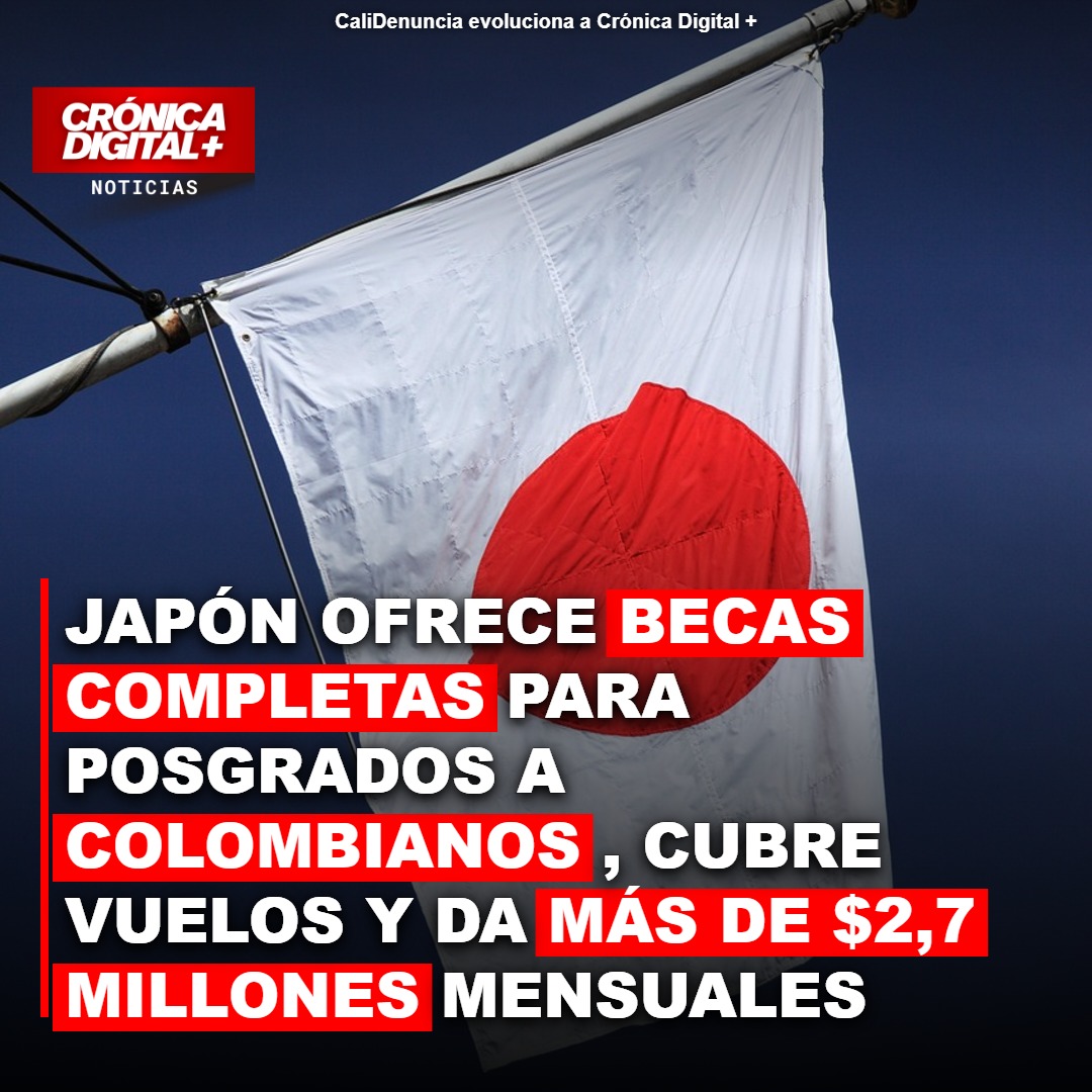 Japón abre becas MEXT completas para posgrados en Colombia