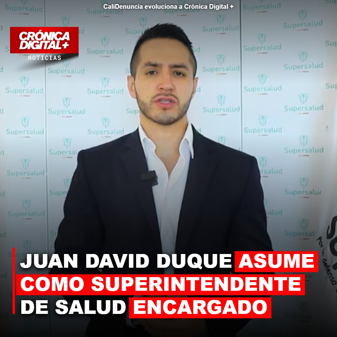 Juan David Duque asume dirección temporal de Supersalud