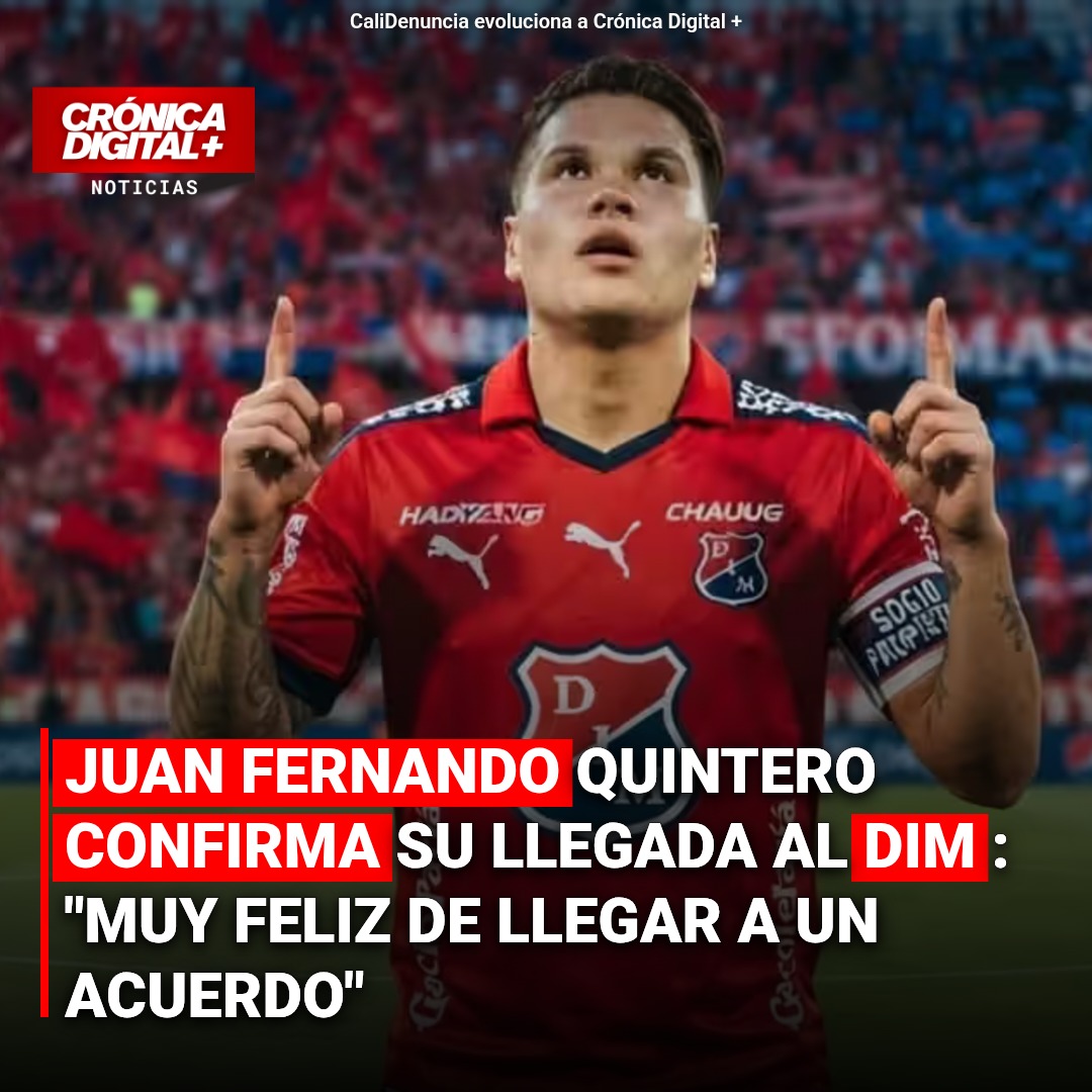 Juan Fernando Quintero regresa al DIM: «un sueño» para el volante antioqueño