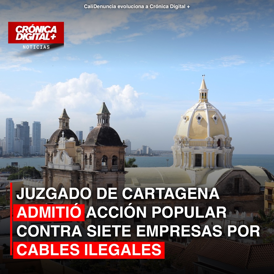 Juzgado de Cartagena admite demanda contra siete empresas por «telaraña» de cables