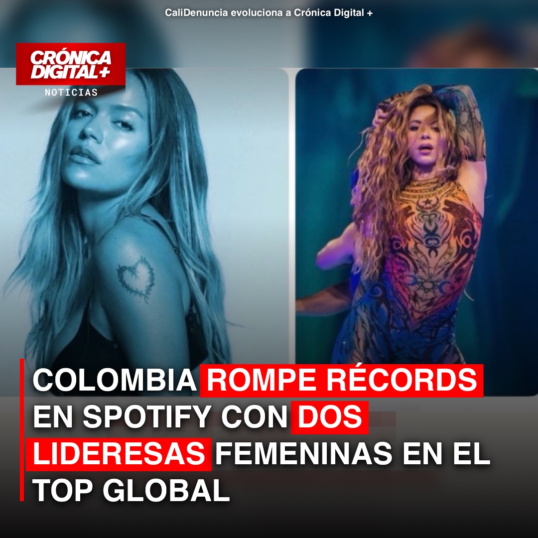 Karol G y Shakira Hacen Historia en Spotify Global