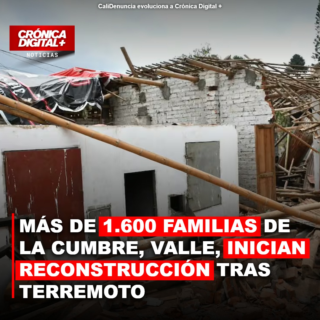 La Cumbre: 1.600 familias inician reconstrucción de viviendas tras sismo