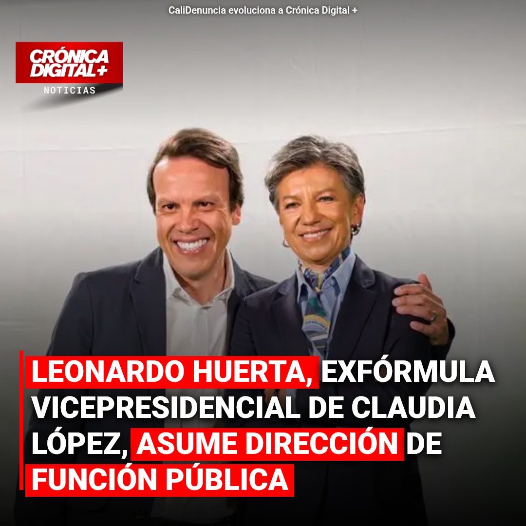 Leonardo Huerta dirigirá Función Pública tras apoyo clave a De la Espriella