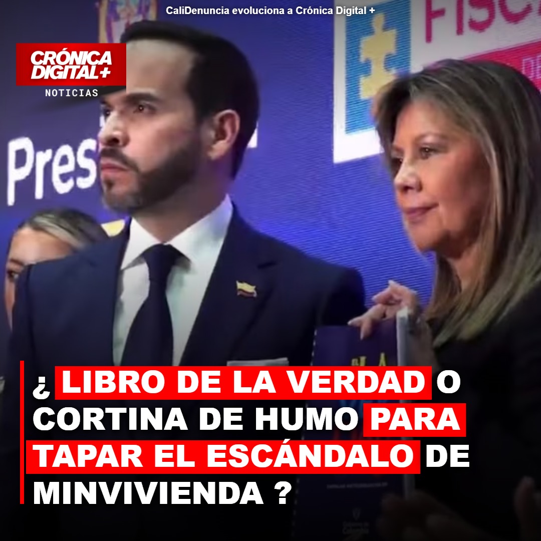 ¿»Libro de la verdad» o cortina de humo para tapar el escándalo de Minvivienda?