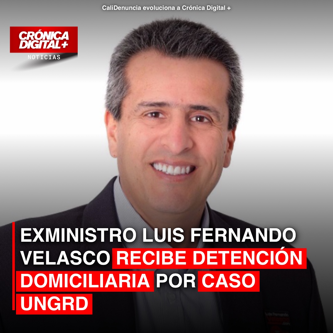 Luis Fernando Velasco bajo detención domiciliaria por caso UNGRD