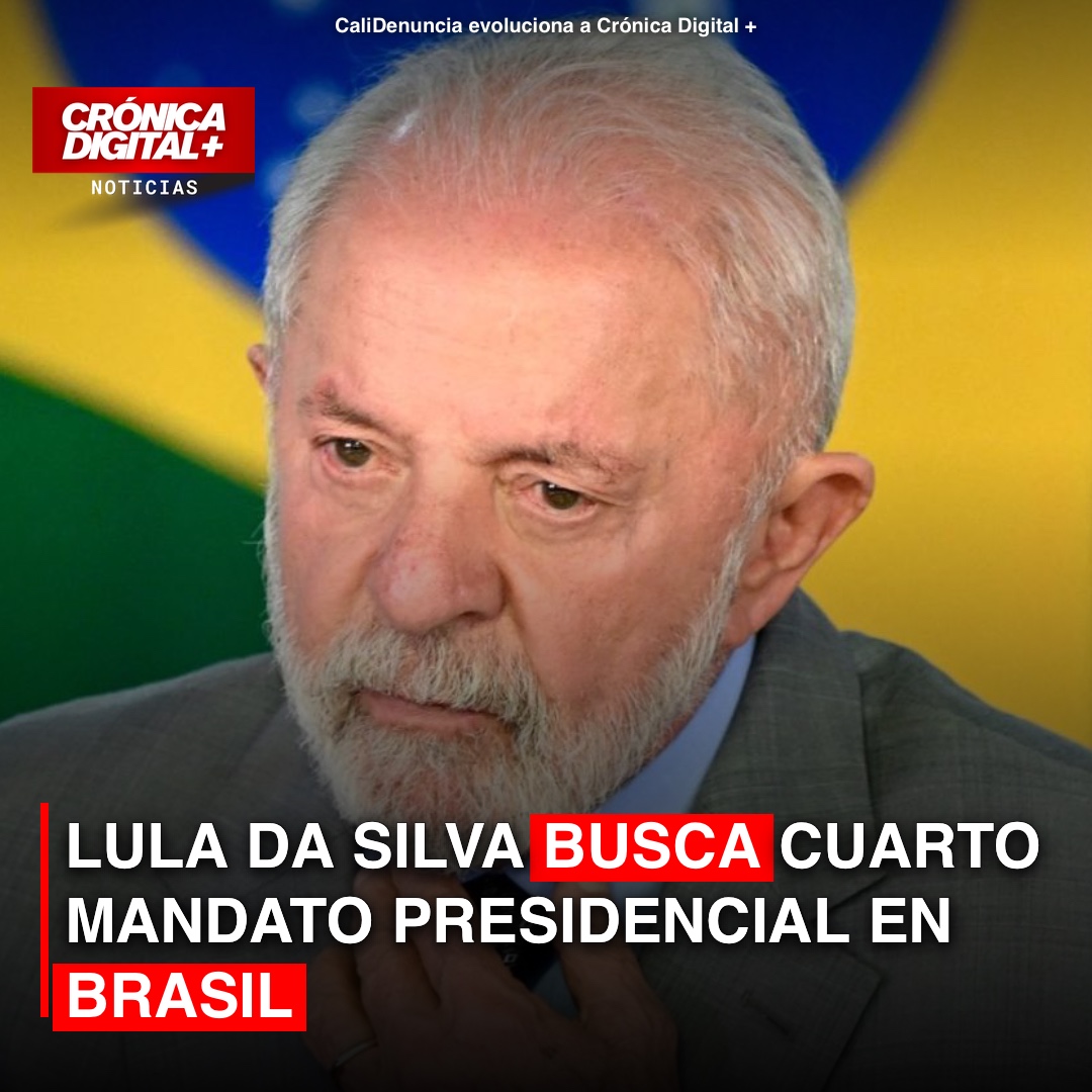 Lula da Silva busca cuarto mandato presidencial en Brasil