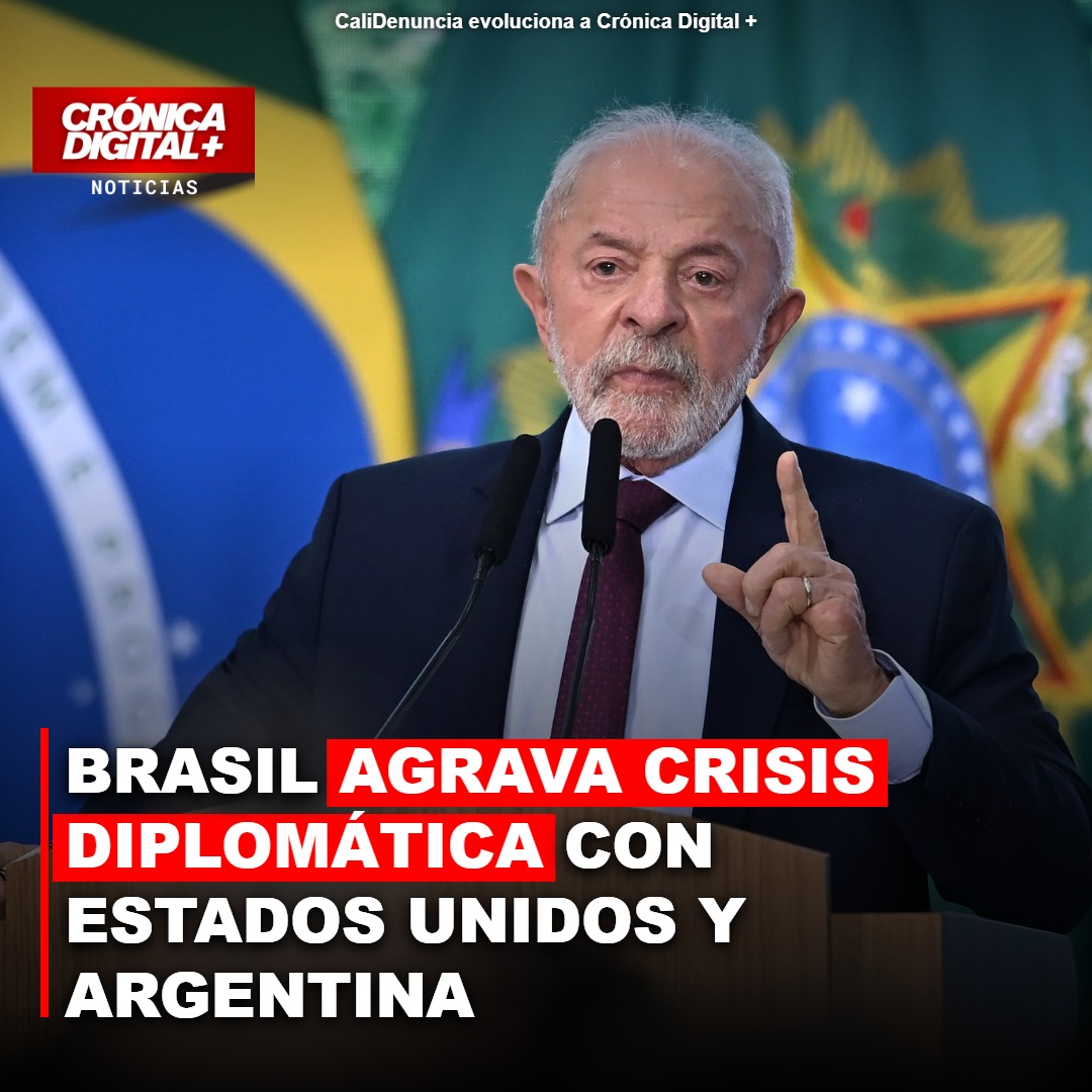 Lula denuncia injerencia extranjera tras agudización de crisis con EE. UU. y Argentina