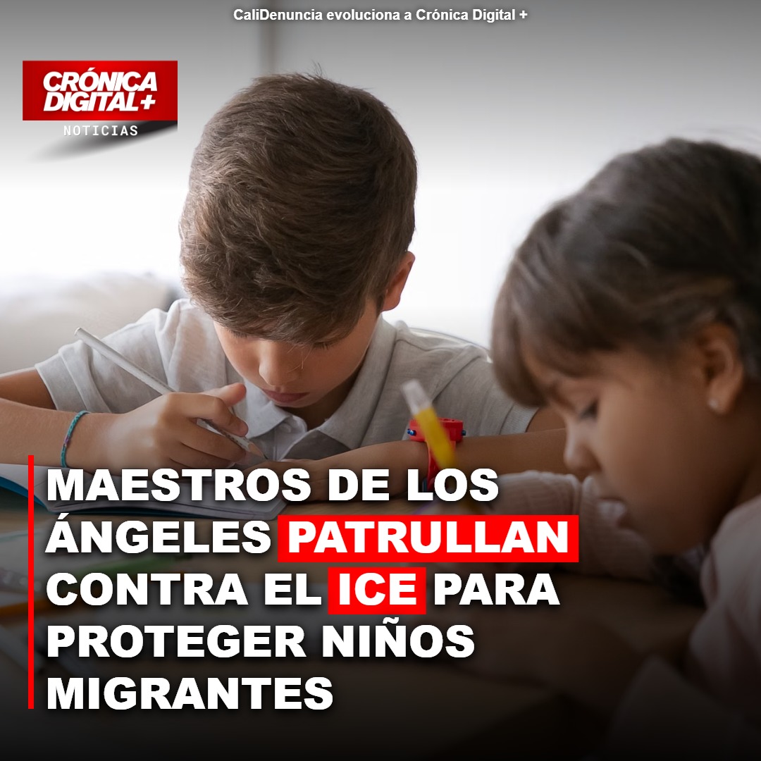 Maestros de Los Ángeles Patrullan Contra ICE para Proteger Estudiantes