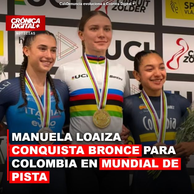 Manuela Loaiza conquista bronce mundial en ciclismo de pista para Colombia