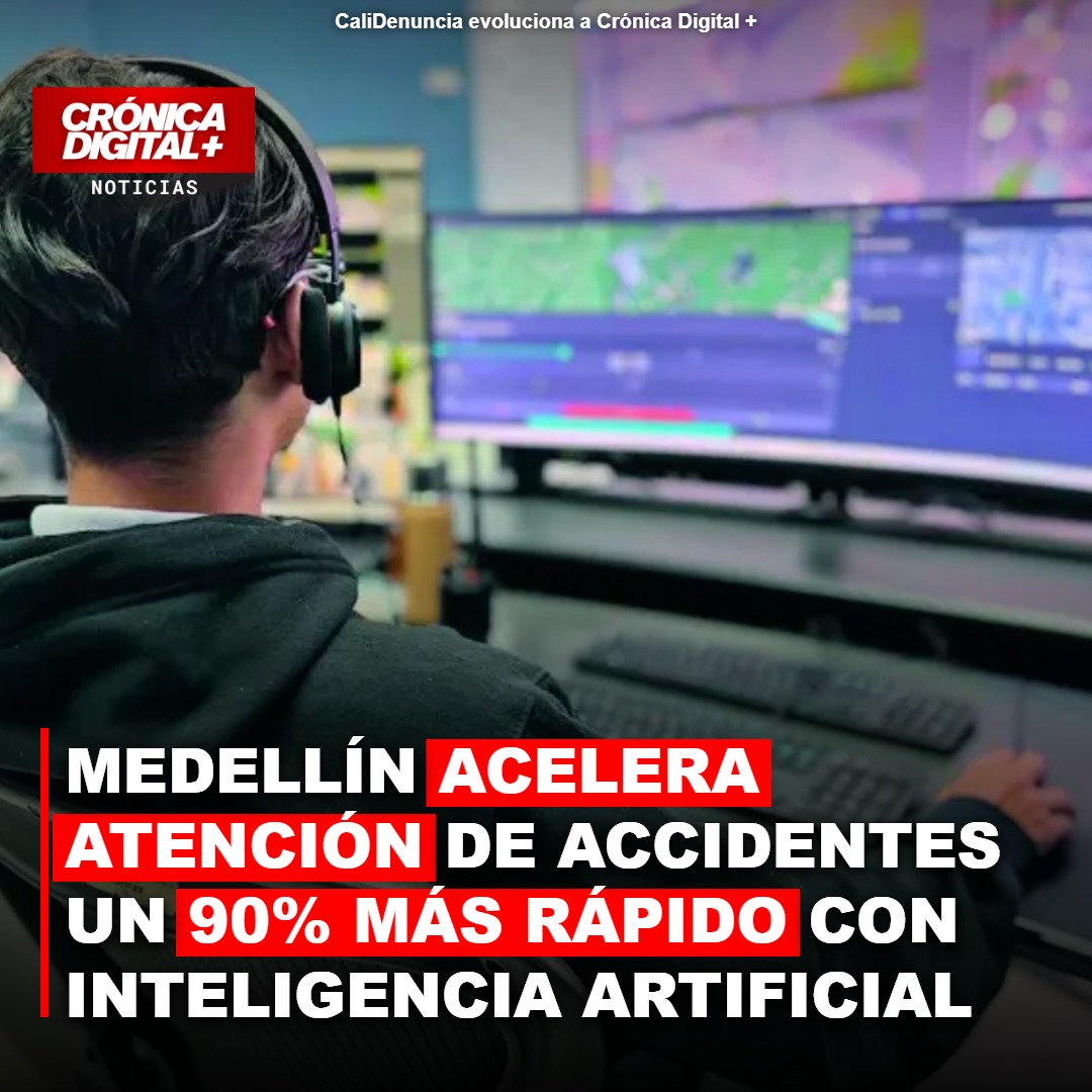 Medellín acelera atención de accidentes viales un 90% con IA