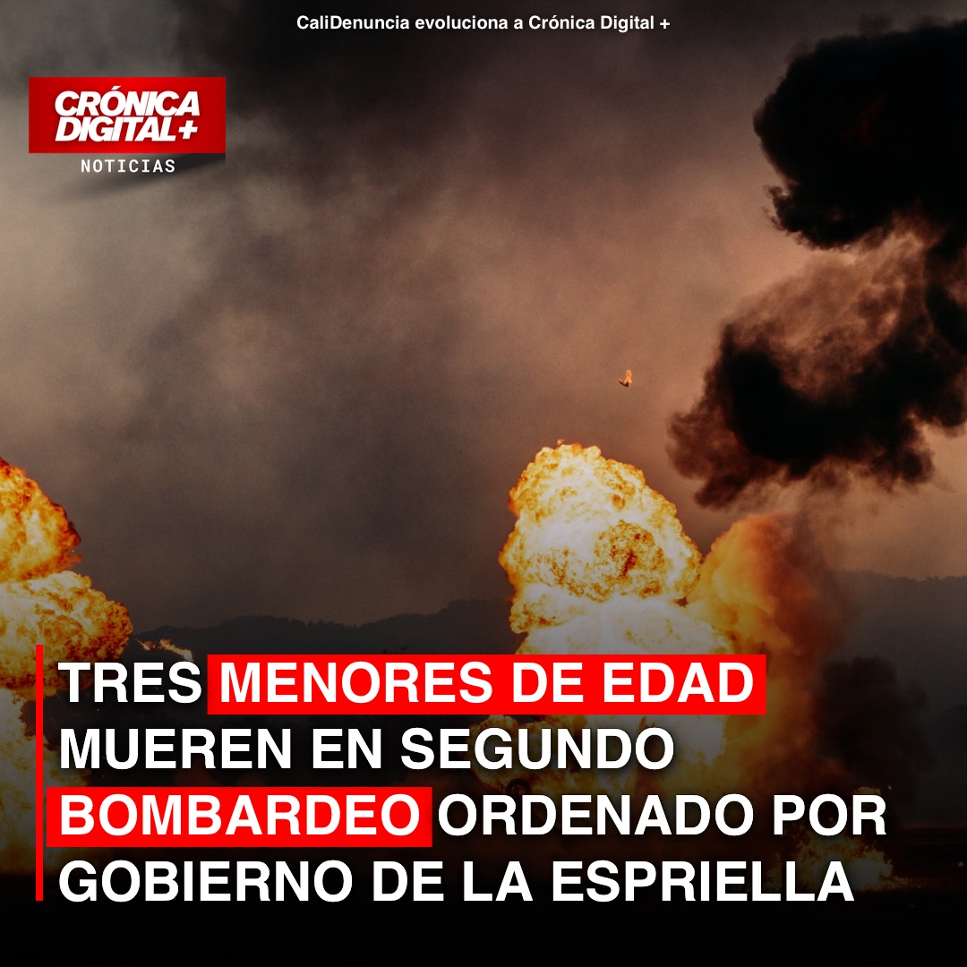 Medicina Legal confirma 3 menores fallecidos en bombardeo a disidencias