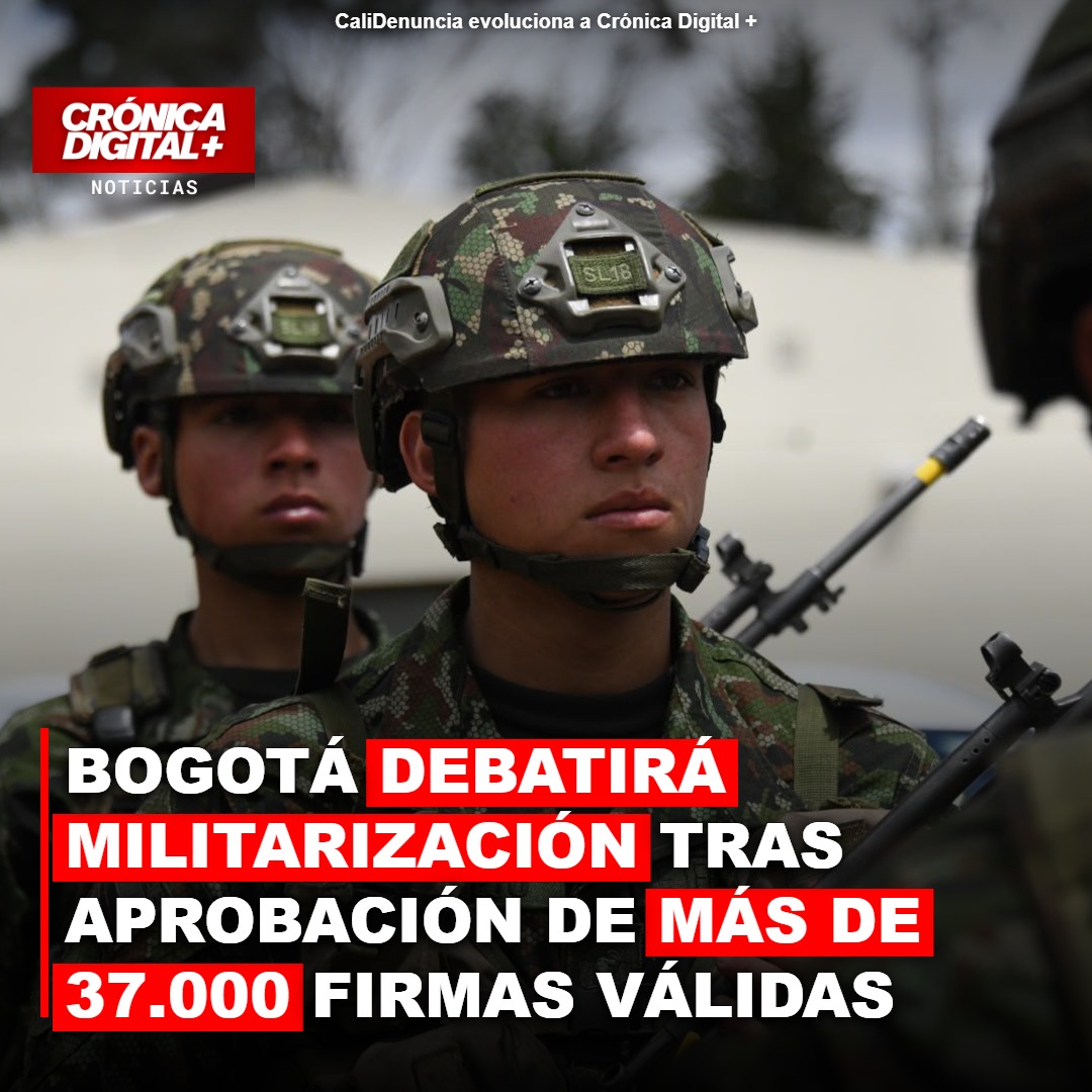 Militarización de Bogotá: Concejo debatirá propuesta ciudadana por seguridad