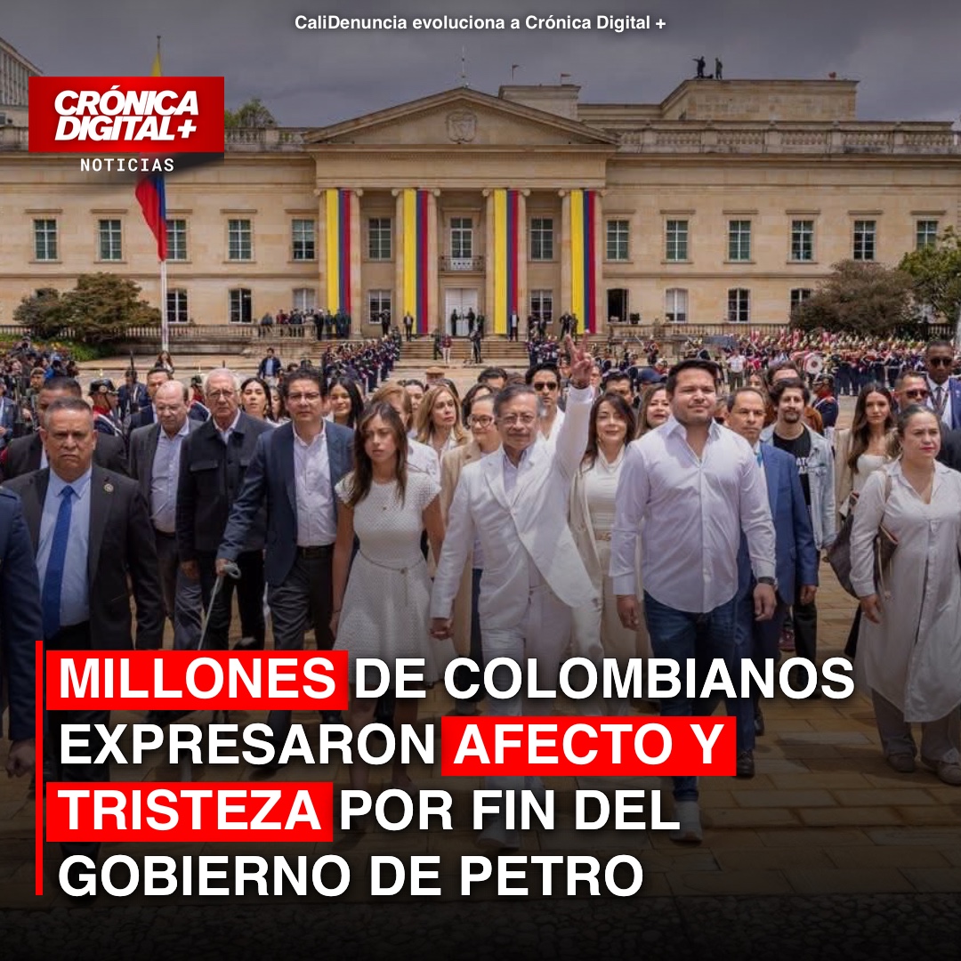 Millones de colombianos reaccionan al fin del gobierno Petro