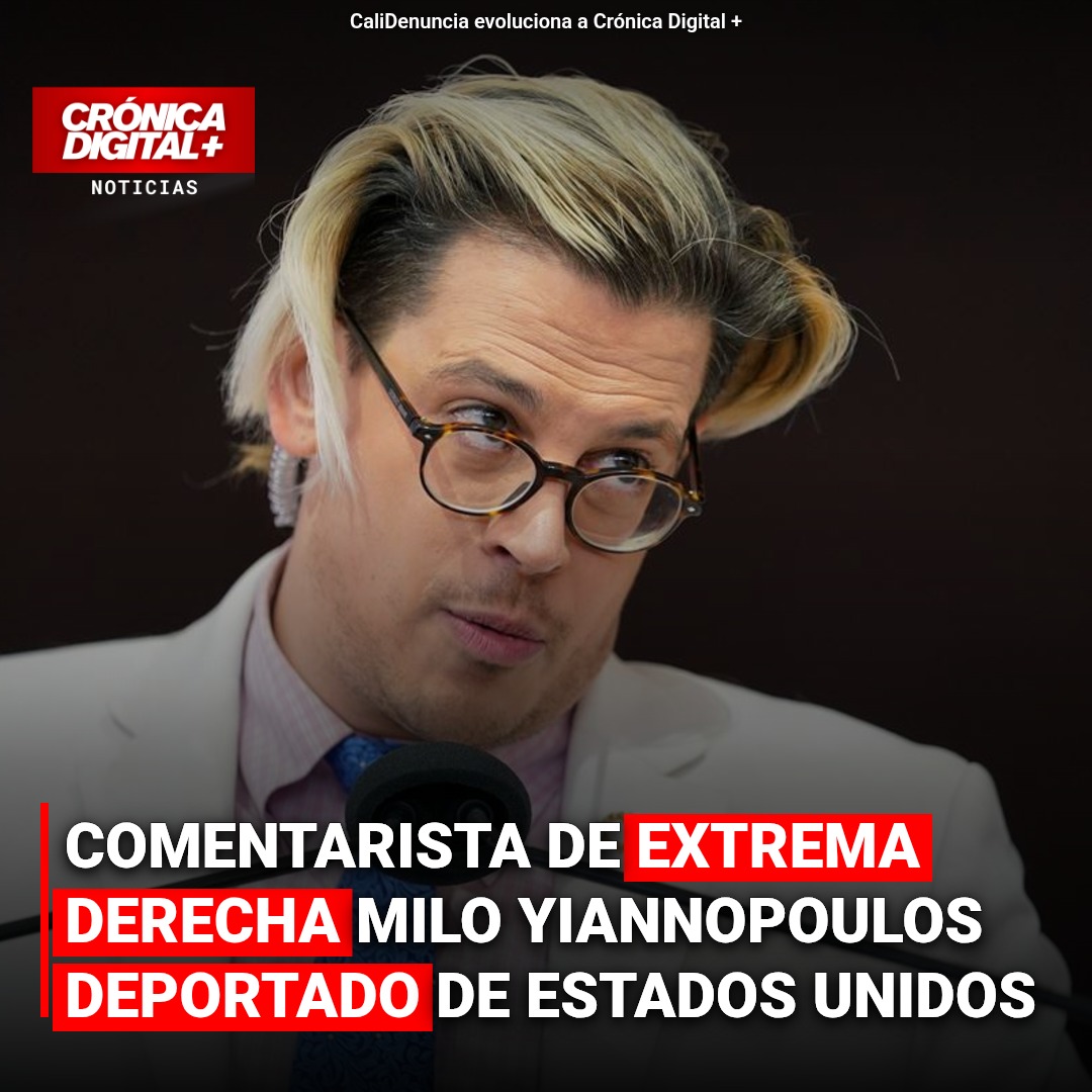 Milo Yiannopoulos: EE. UU. deporta al polémico comentarista ultraderechista