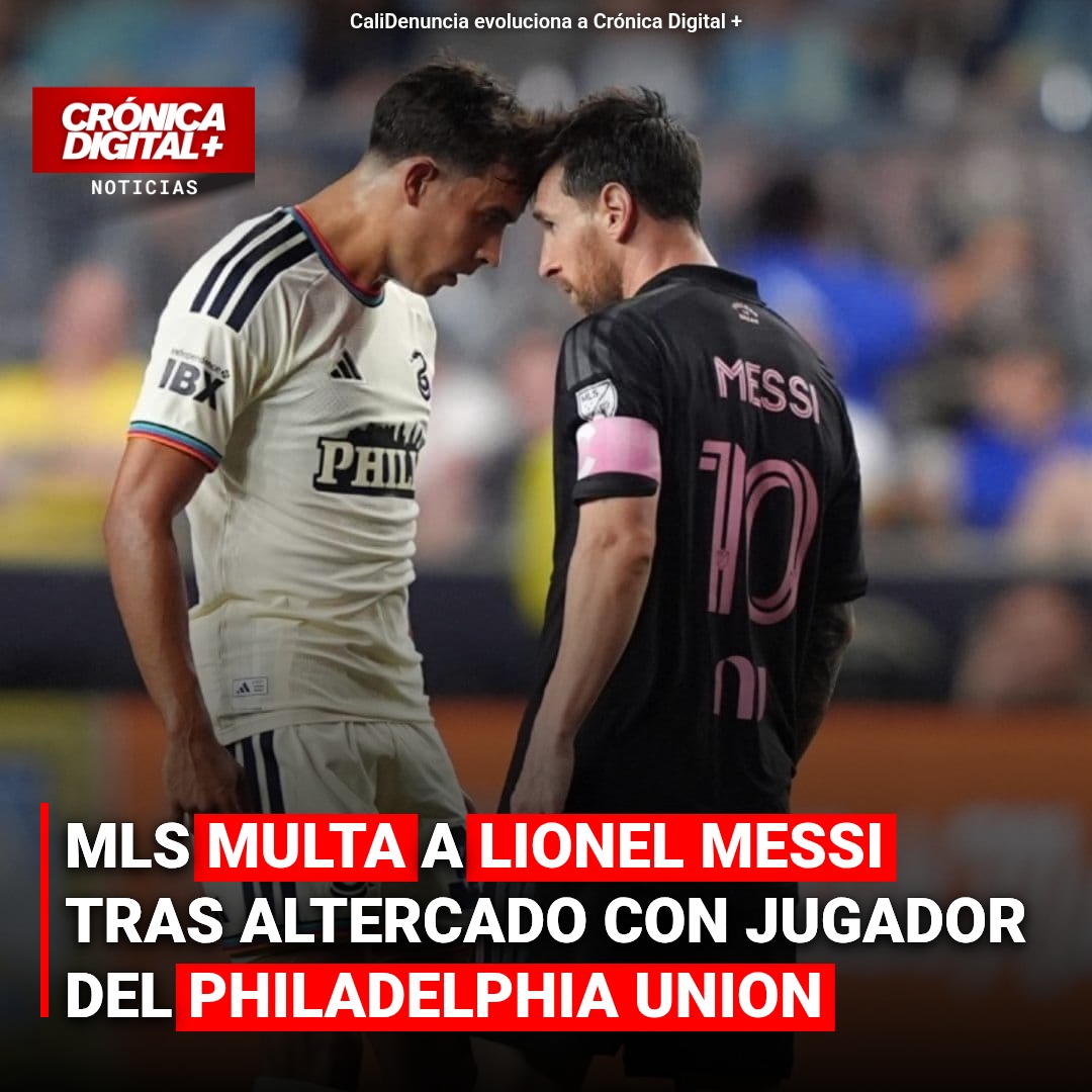 MLS sanciona a Messi por incidente con Sullivan; ¿patrón de conducta?