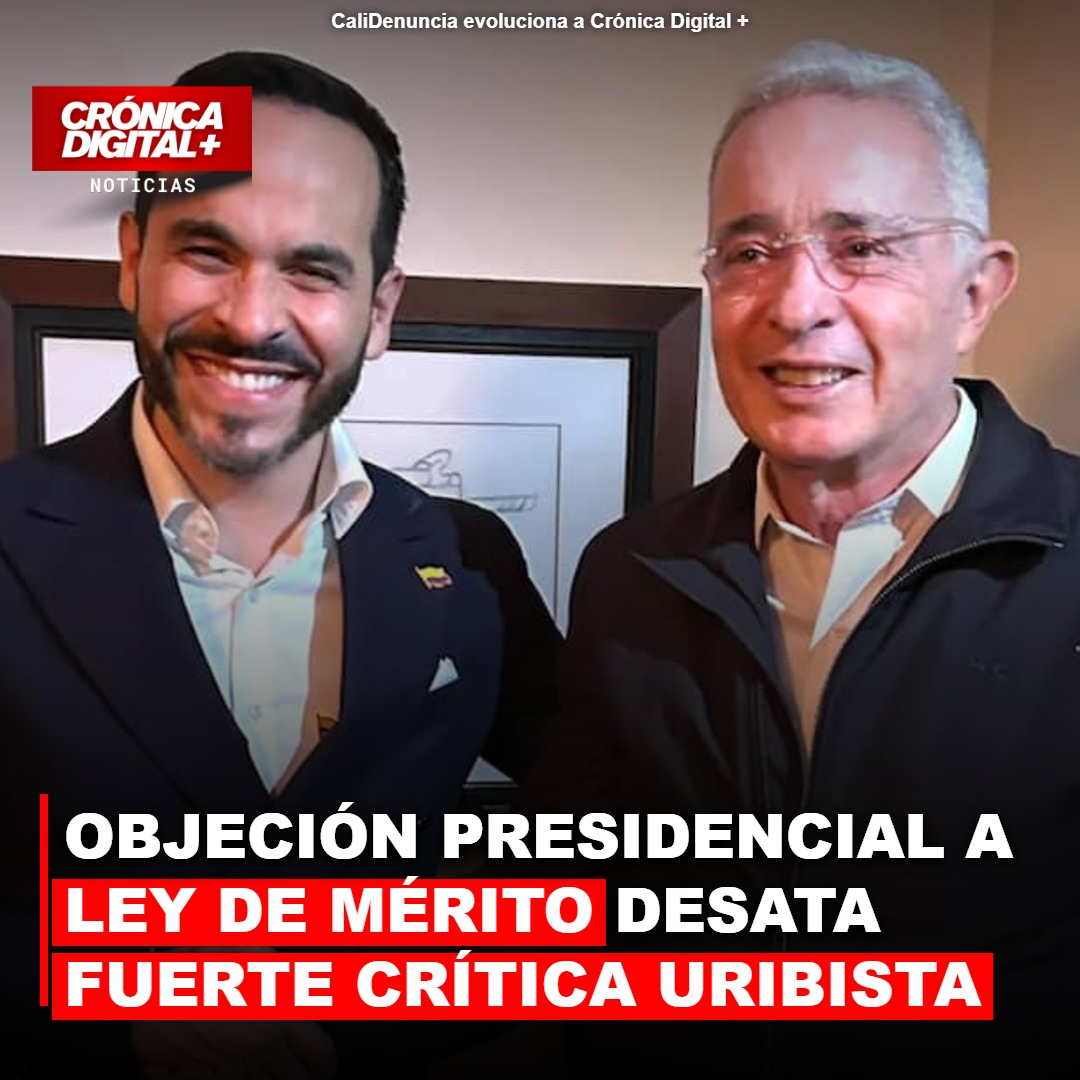 Objeción presidencial a ley de mérito desata pugna con uribismo